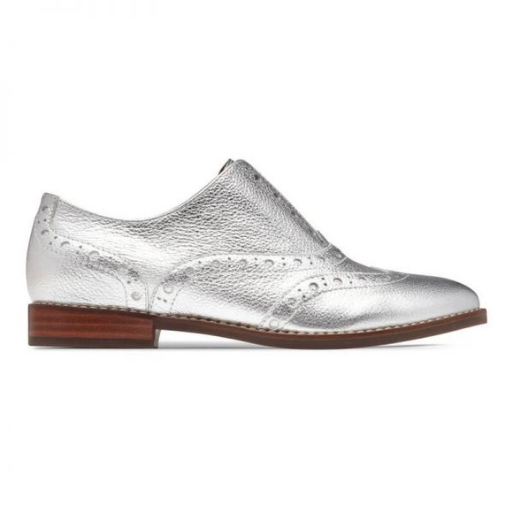 Vionic, size 6 silver oxfords. Perfect condition! - Picture 2 of 7